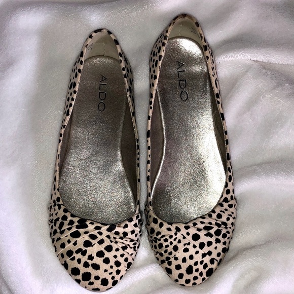 Aldo Shoes Aldo Animal Print Flat Size 85 Poshmark